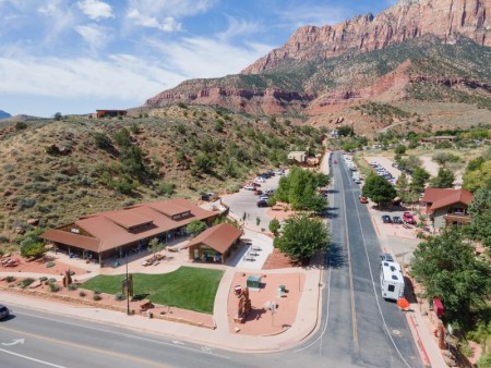 Hoodoos General Store from up-above